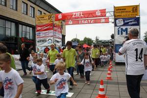 kinder der kita anne frank beim benefizlauf